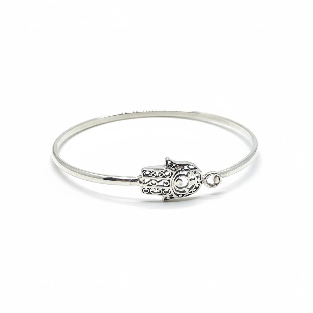Hands Hand Silver Bangle Jewellery
