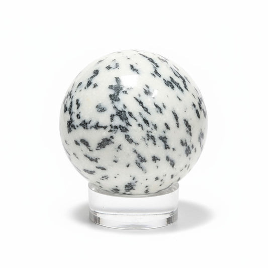 Hematite in Quartz Sphere 003