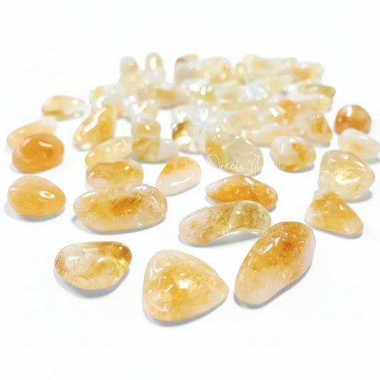 Citrine Crystal Tumbles ~ Attracts Wealth & Abundance