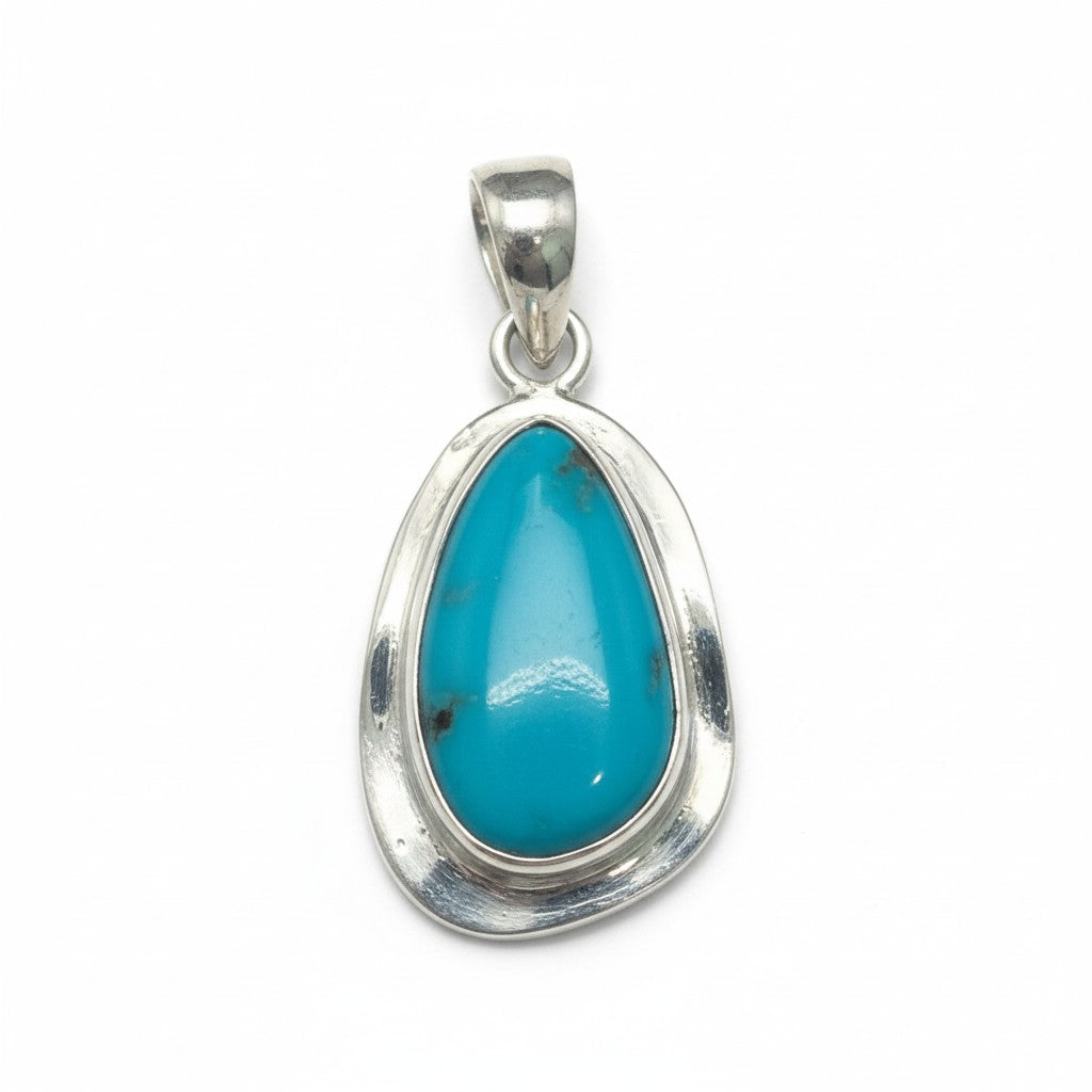 Turquoise Silver Pendant