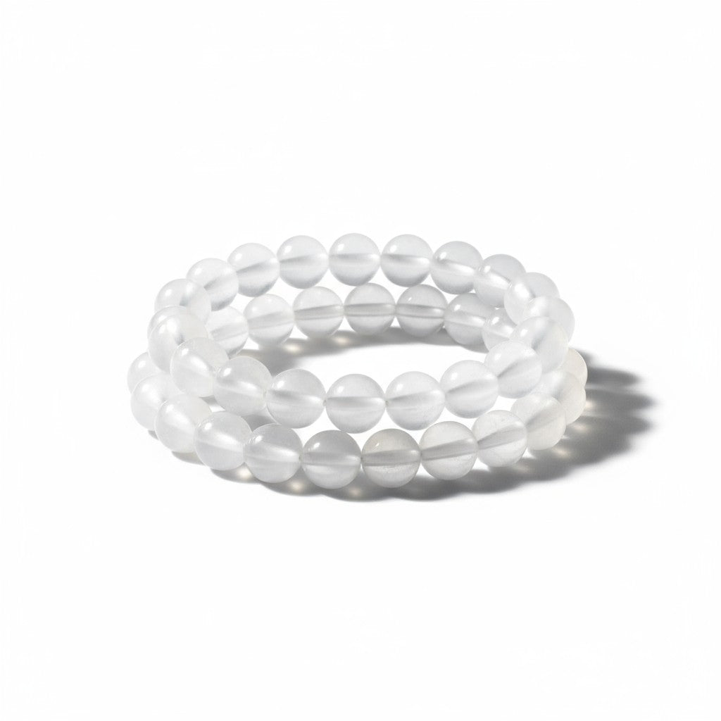 Selenite Bead Bracelets