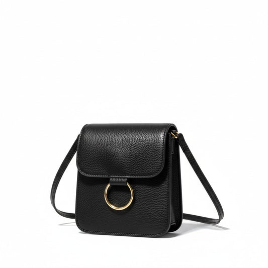 Black Ring Vegan Bag