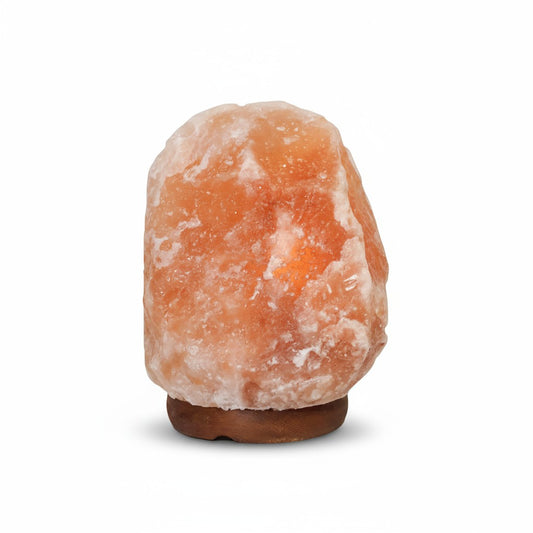 Salt Lamp Himalayan Wood Base 3-5kg