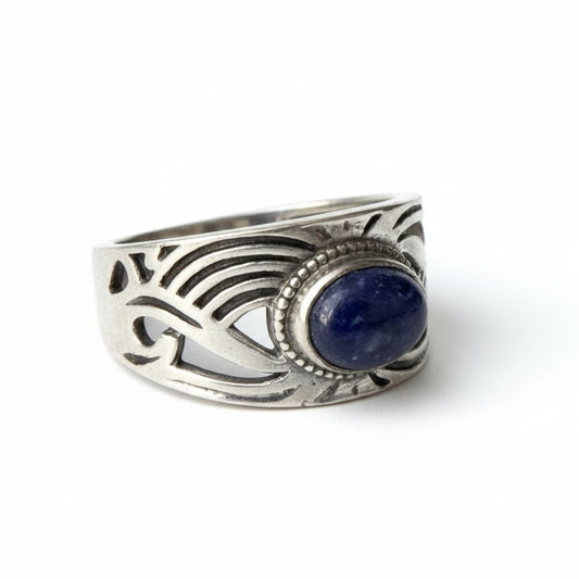 Lapis Lazuli Silver Ring