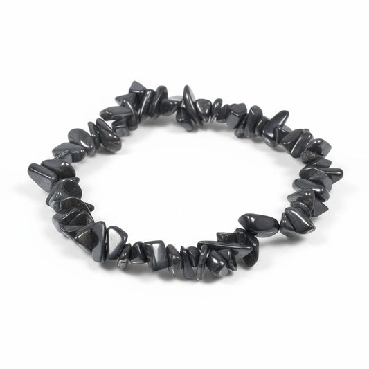 Hematite Crystal Chip Bracelet