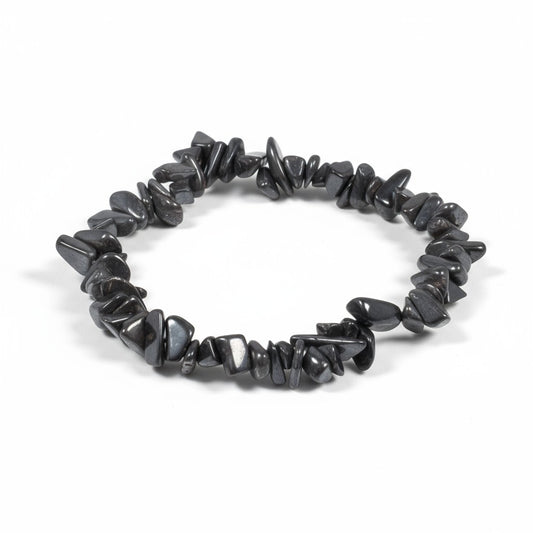 Hematite Crystal Chip Bracelet