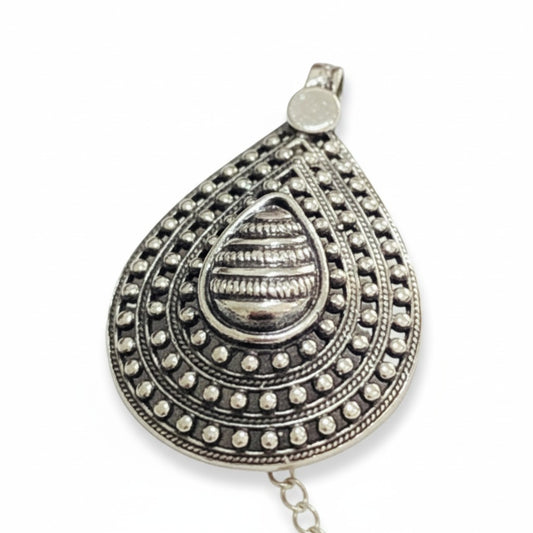 Womb of Life Silver Pendant - Egyptian
