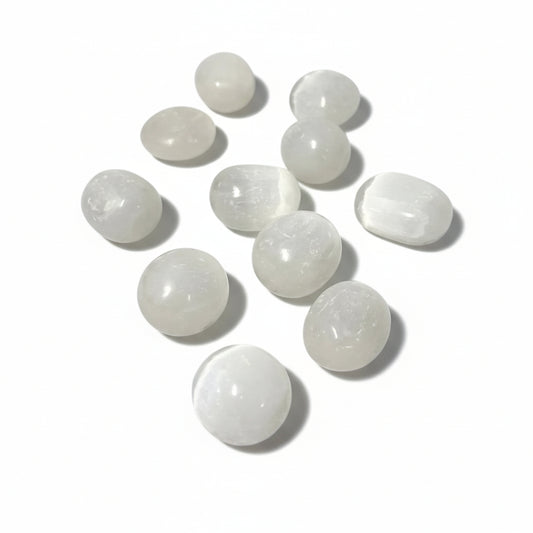 Selenite Crystal Tumbles ~ Clears Negative Energy & Connects to Spirit