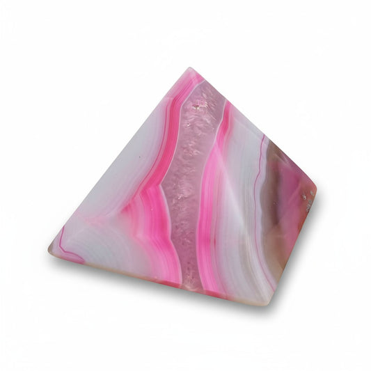 Pink Agate Pyramids 002