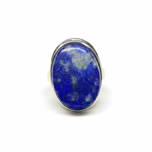 Lapis Lazuli Oval Silver Ring