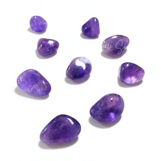 Amethyst Crystal Tumbles ~ Calms Anxiety & Boosts Intuition