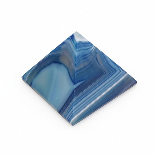 Blue Agate Pyramids 001