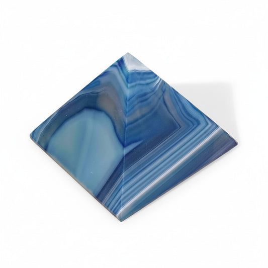 Blue Agate Pyramids 001