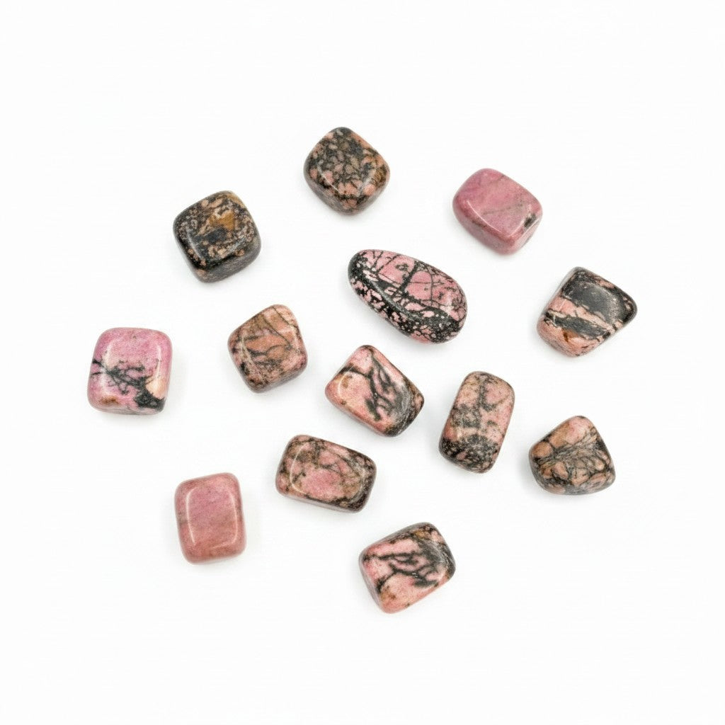 Rhodonite Tumble ~ Self Love & Heals Wounds