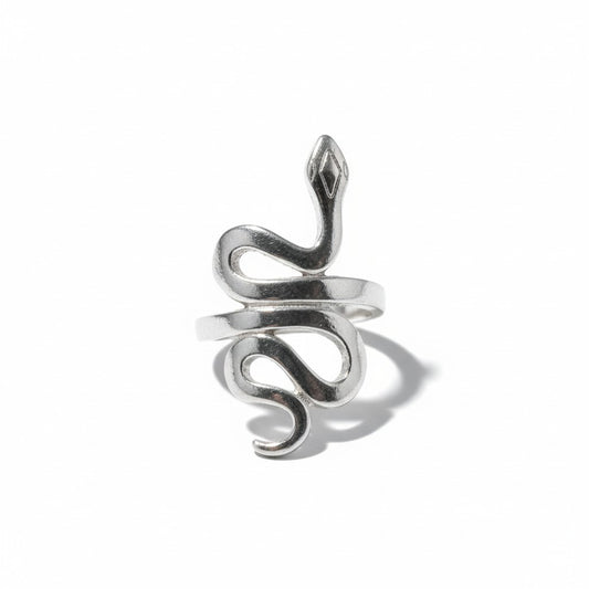 Snake Ring in Silver