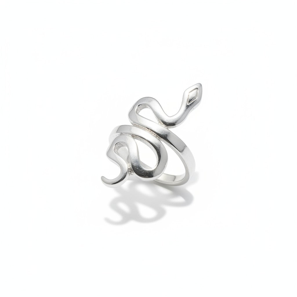 Snake Ring in Silver