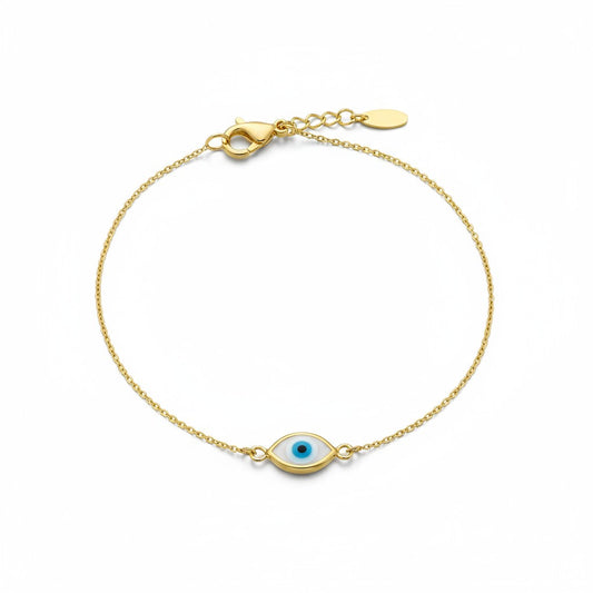 Eye of Horus Yellow Gold Plated Bracelet