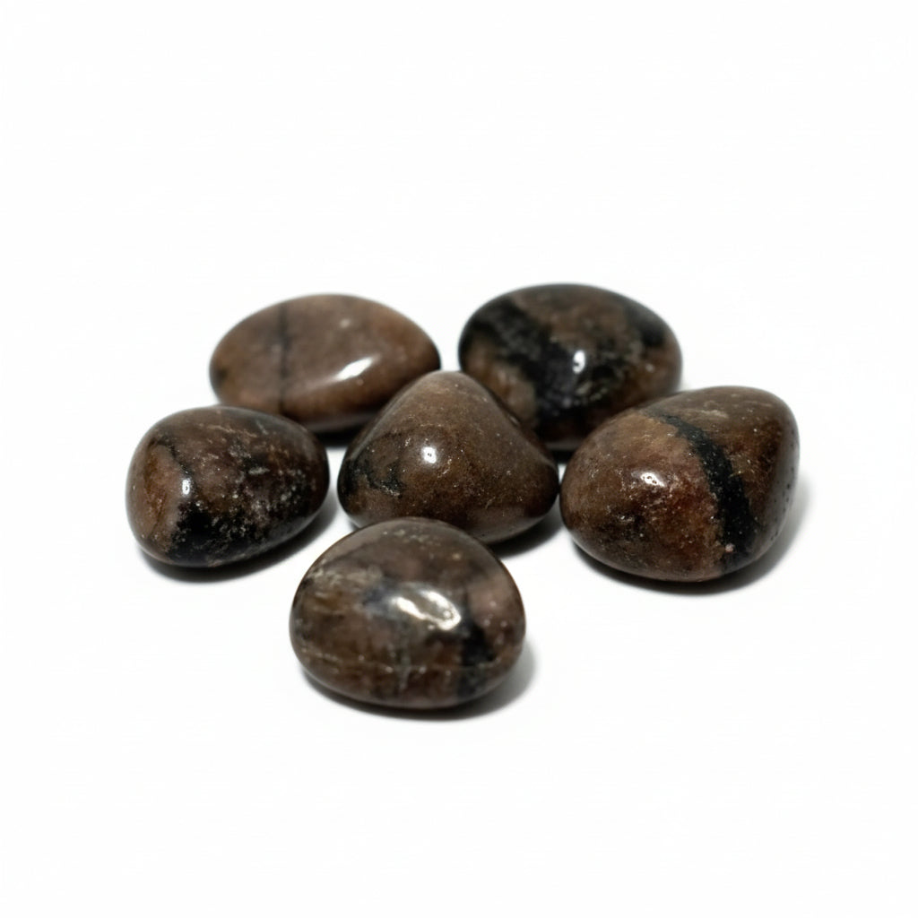 Chiastolite Tumble ~ Divine Protection & Balance