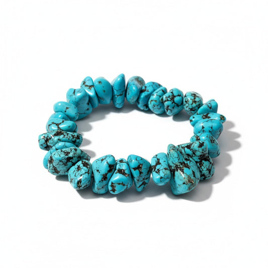 Turquenite Nugget Bracelet 20mm