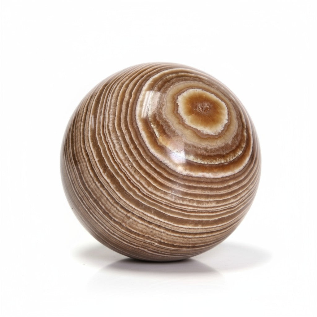 Brown Aragonite Sphere 003