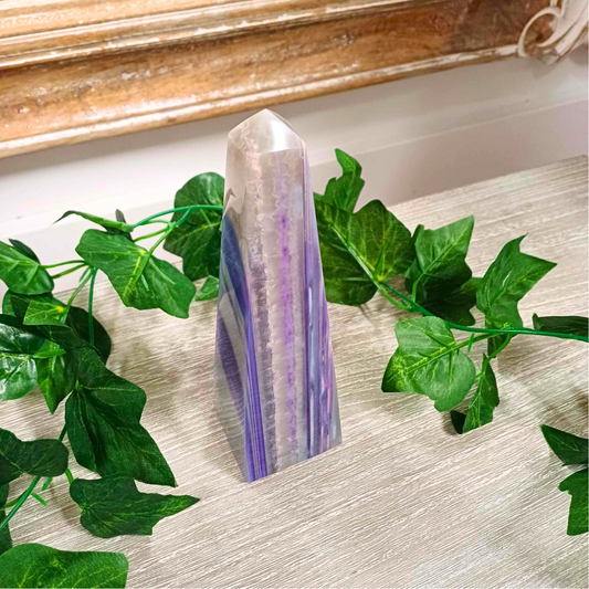 Purple Agate Obelisk 001