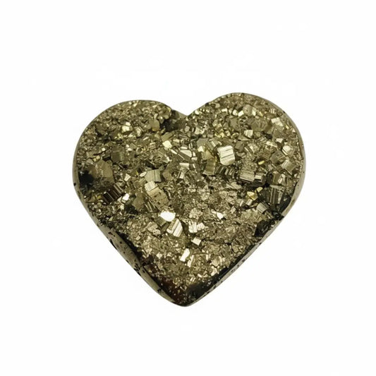 Pyrite Crystal Heart Crystal Heart