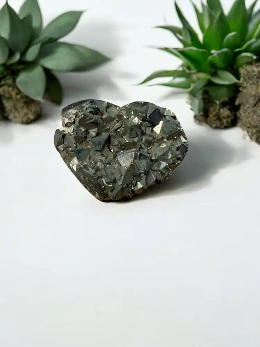 Pyrite Specimen Heart Crystal specimen