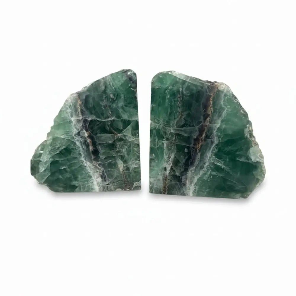 Rainbow Fluorite Bookends book ends