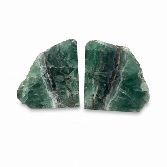 Rainbow Fluorite Bookends book ends