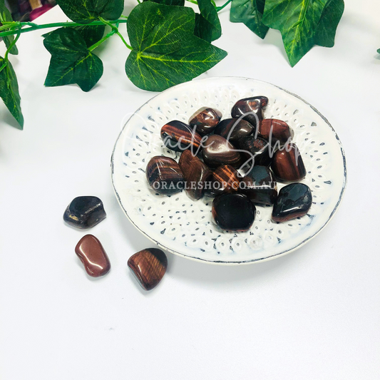 Red Tiger Eye Tumbles ~ Boosts Passion & Motivation