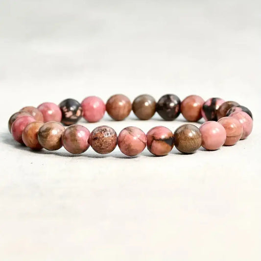 Rhodonite Bead Bracelets 8mm Bracelet