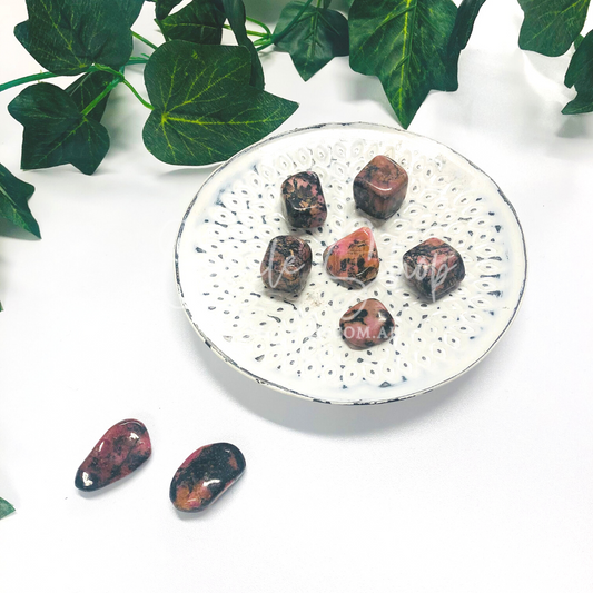 Rhodonite Tumble ~ Self Love & Heals Wounds