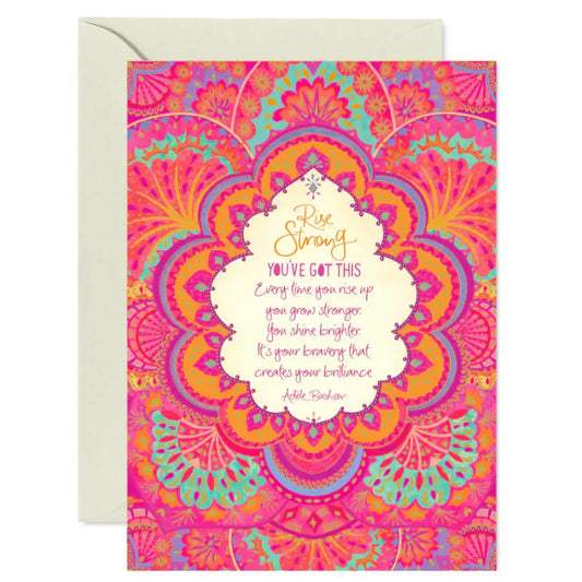 Rise Strong Greeting Card greeting cards