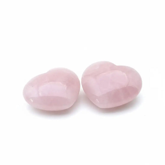 Rose Quartz Crystal Hearts Crystal Heart