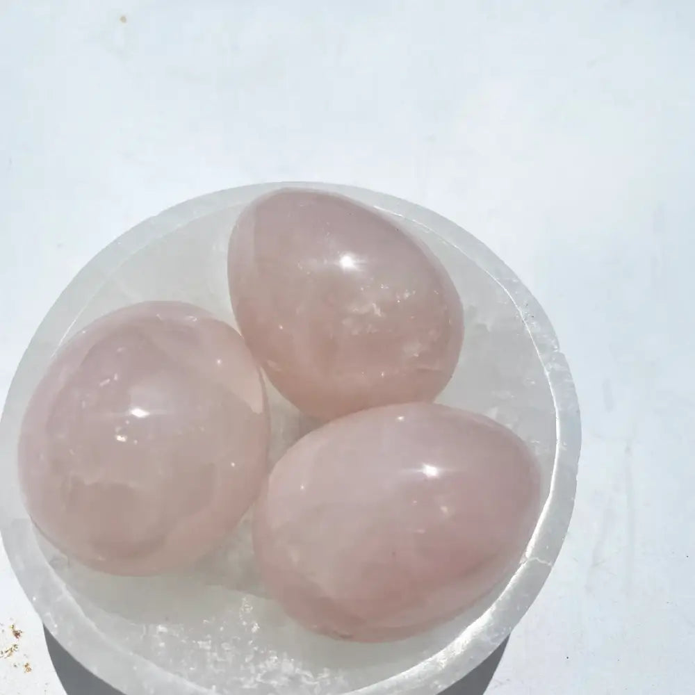 Rose Quartz Eggs crystal egg