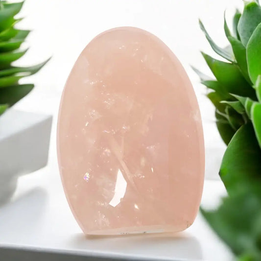 Rose Quartz Freeform 002 freeform crystal