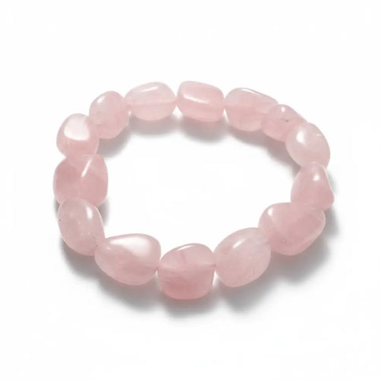 Rose Quartz Nugget /Tumble Bracelet Bracelets
