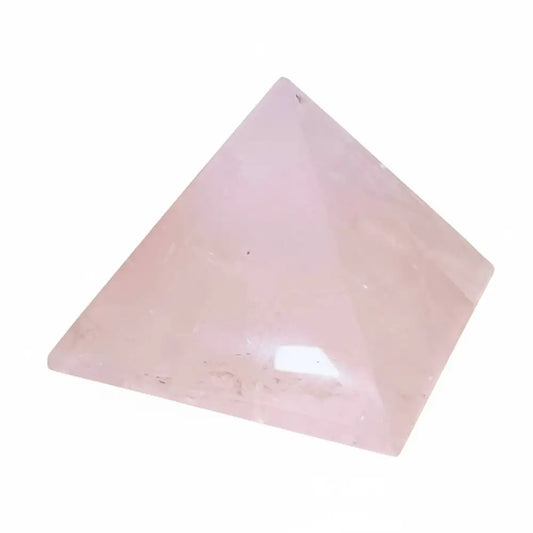 Rose Quartz Pyramid 002 crystal pyramid