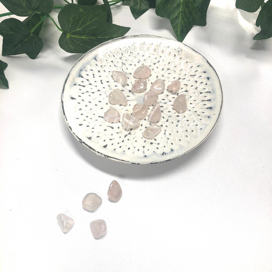 Rose Aura Quartz Tumble ~ Self Love Glow Up & Attracts Love
