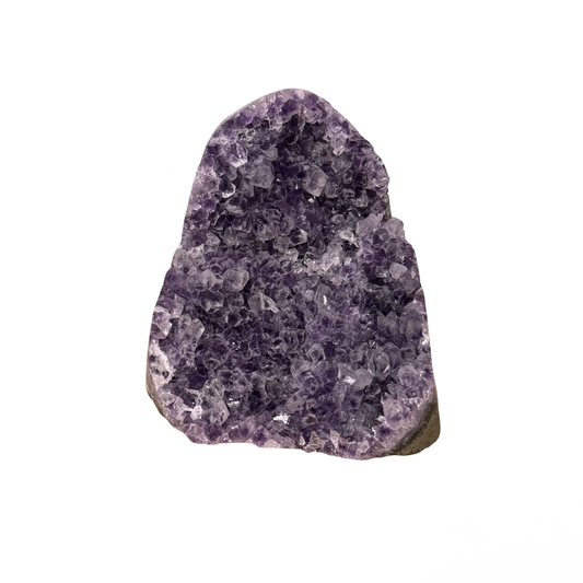 Amethyst Geode Base Cut Polished Edge 024