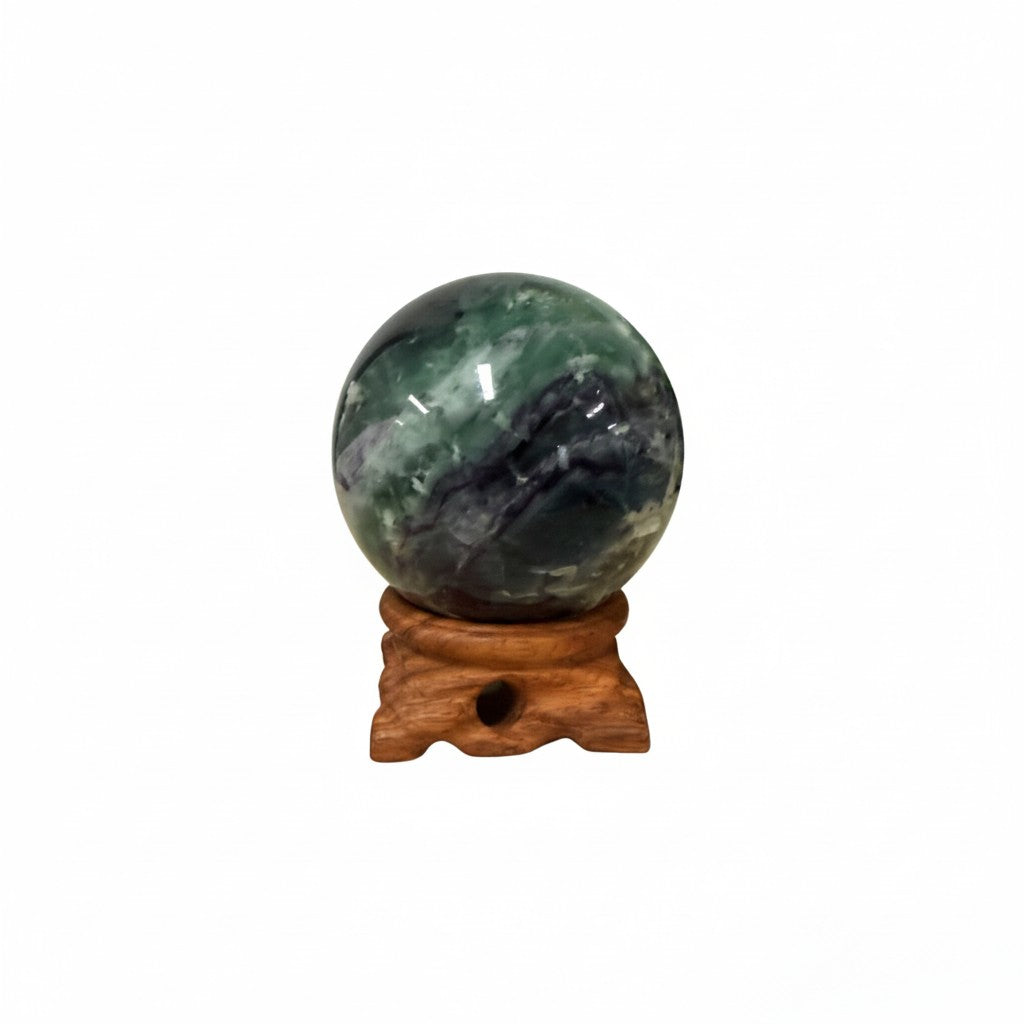 Rainbow Fluorite Sphere