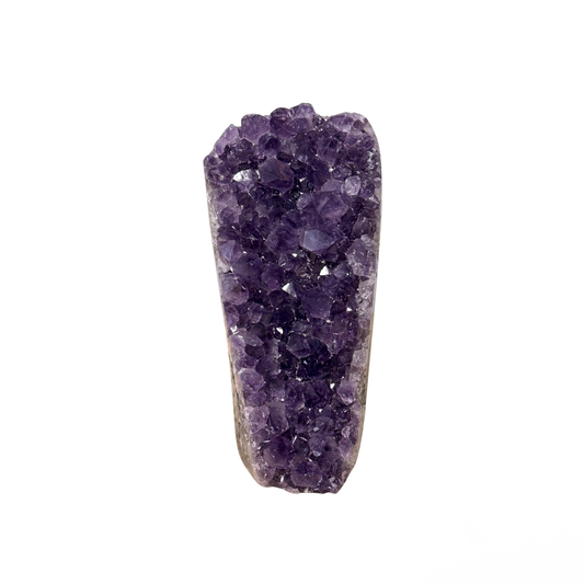 Amethyst Geode Base Cut Polished Edge 026