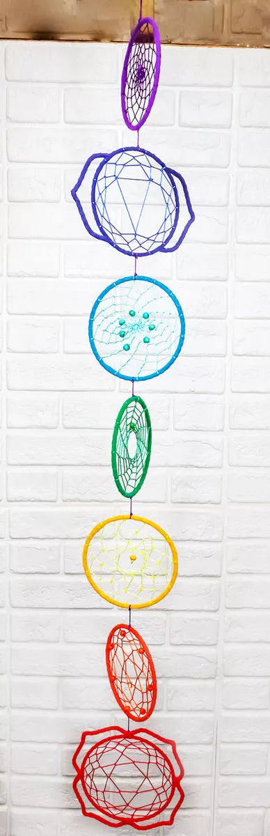 Dreamcatcher Rainbow Chakra 7 Rings