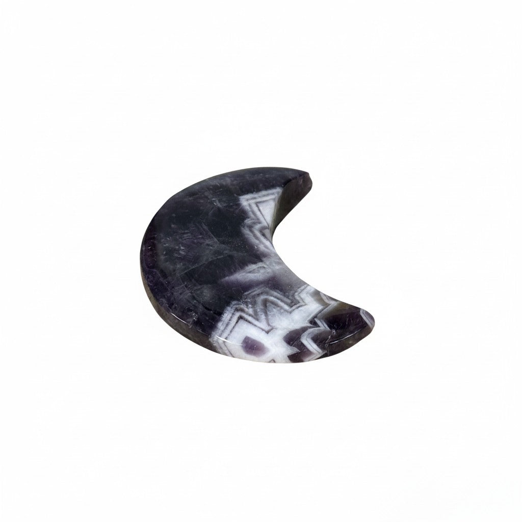 Amethyst Crescent Moon