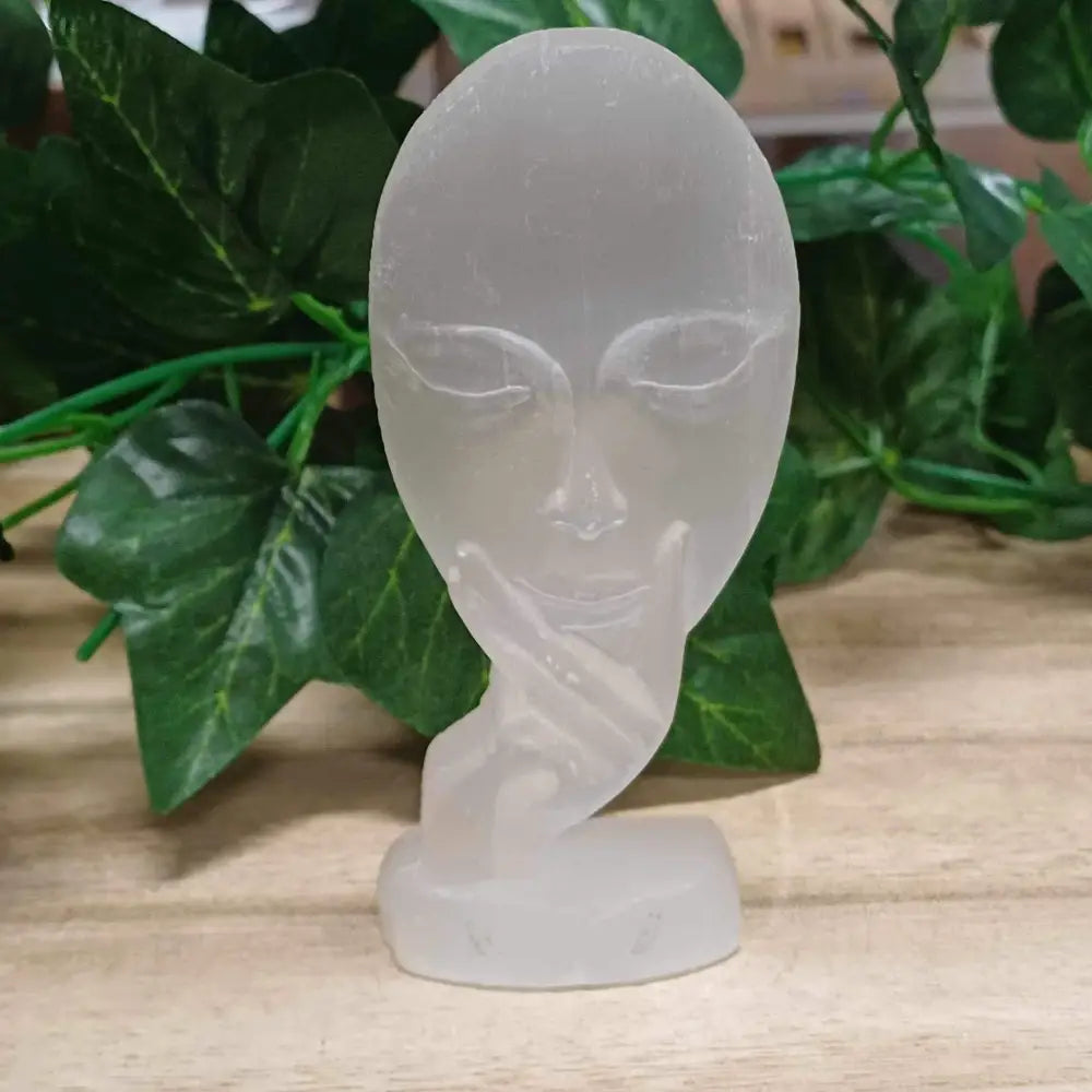 Selenite Face 001 Selenite