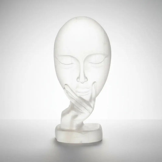 Selenite Face 001 Selenite