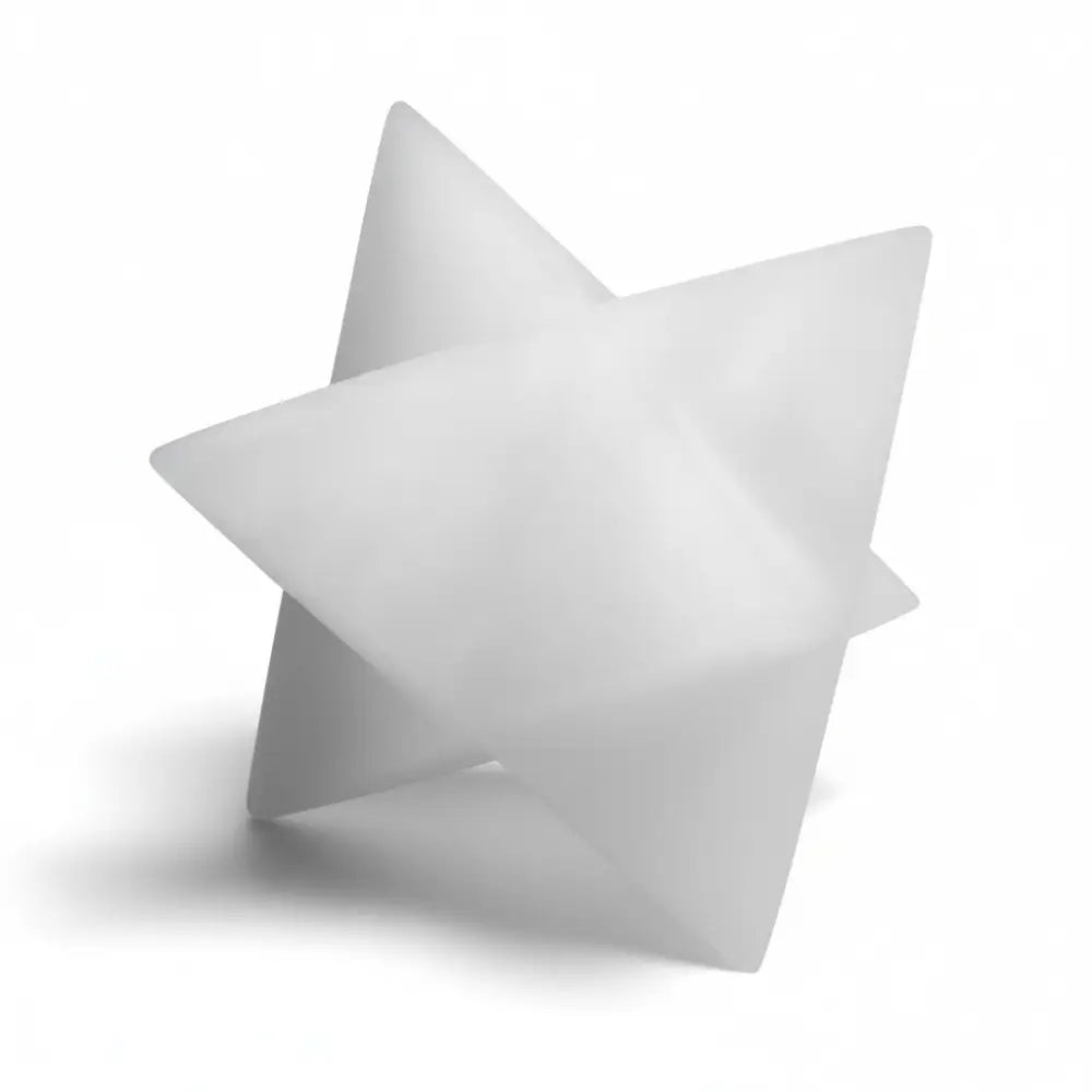 Selenite Merkabah Star