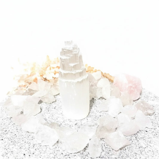 Selenite Tower 10cm