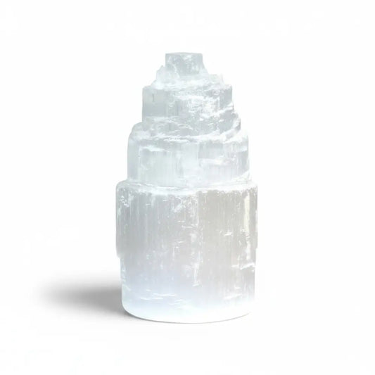 Selenite Tower Lamp 15cm Lamp