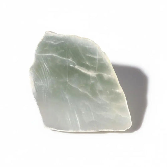 Selenite TV Slice crystal slab